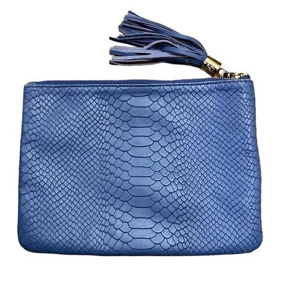 GIGI NEW YORK All In One Clutch Bag Embossed Python - Picture 2 of 9
